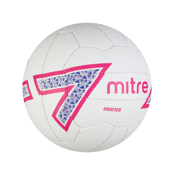 Shooter Netball - White/Pink - Image 3