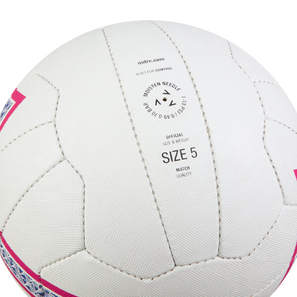 Shooter Netball - White/Pink - Image 5