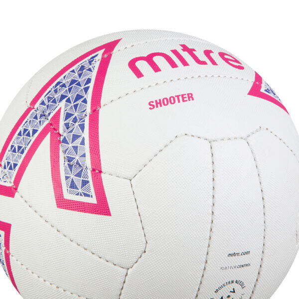 Shooter Netball - White/Pink - Image 4