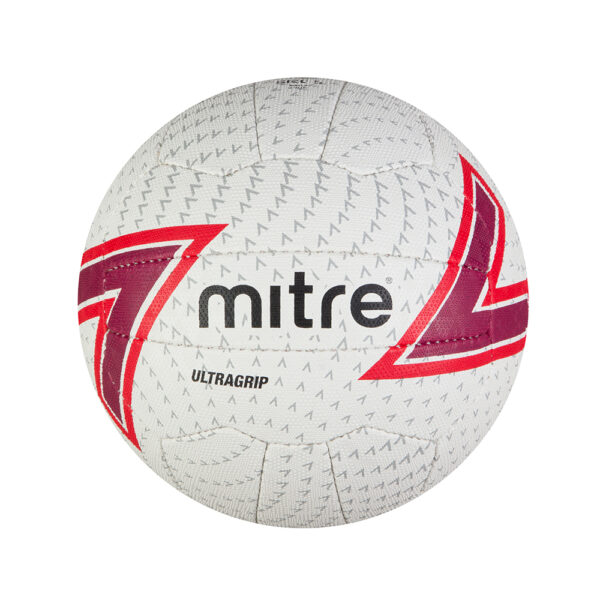 Ultragrip Netball - White/Pink