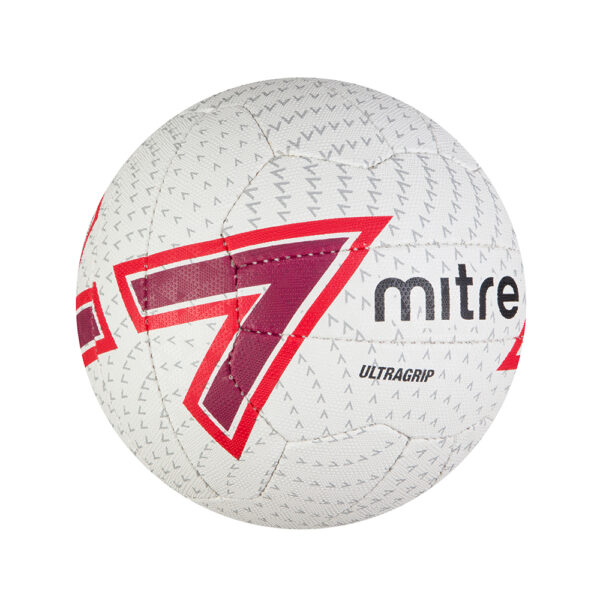 Ultragrip Netball - White/Pink - Image 3