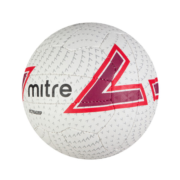 Ultragrip Netball - White/Pink - Image 2