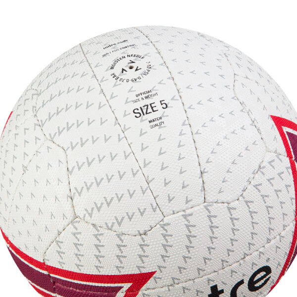 Ultragrip Netball - White/Pink - Image 5