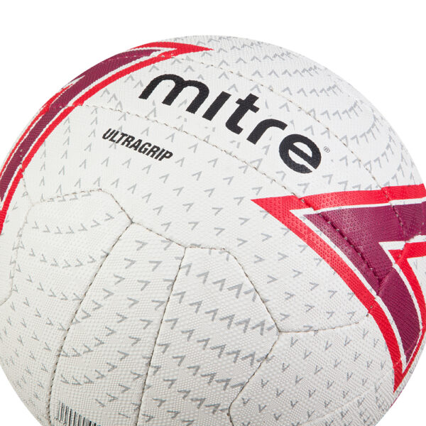 Ultragrip Netball - White/Pink - Image 4