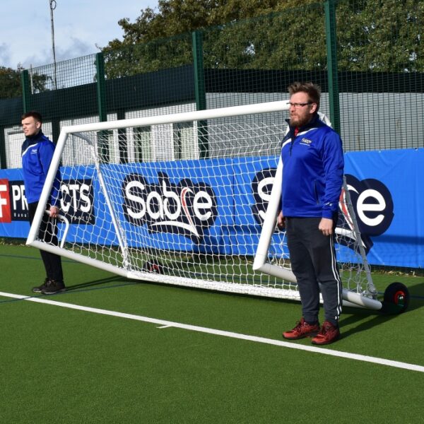 5-A-Side Academy Self Weighted Rollaway Goal (12ft x 4ft) – PAIR - Image 4