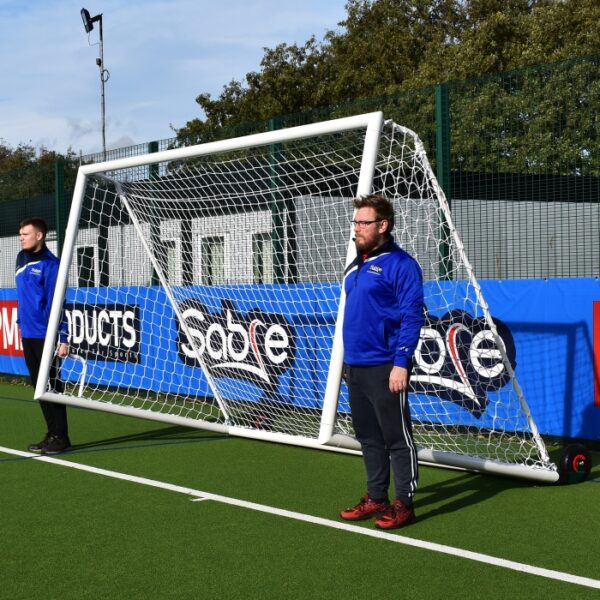 Mini Soccer Academy Rollaway Goal (16ft x 6ft) – PAIR - Image 6