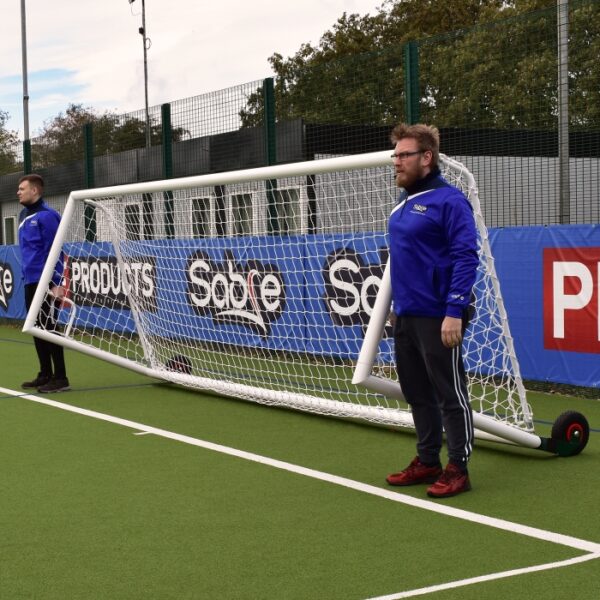 5-A-Side Academy Self Weighted Rollaway Goal (16ft x 4ft) – PAIR - Image 6