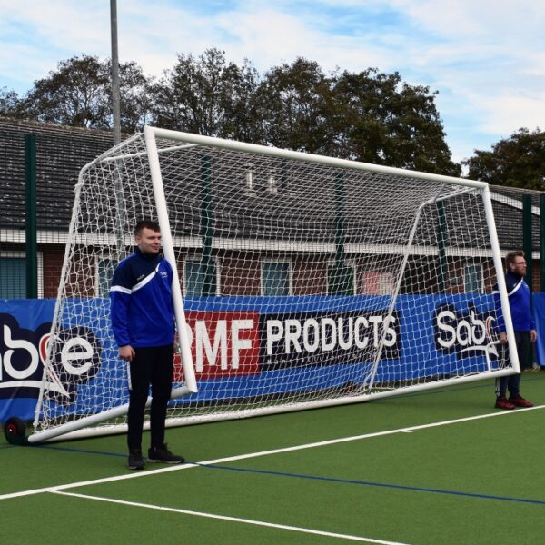 Senior Academy Self Weighted Rollaway Goal (24ft x 8ft) – PAIR - Image 3