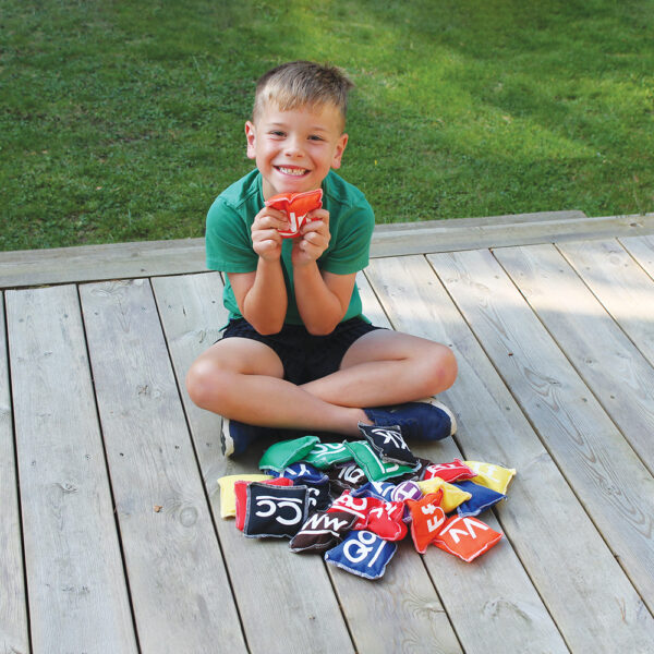 Coloured Number Bean Bags - Image 2