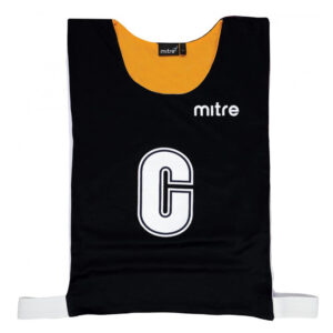 Netball Pro Reversible Bib - Yellow/Black