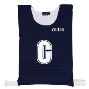 Netball Pro Reversible Bib - Navy/White