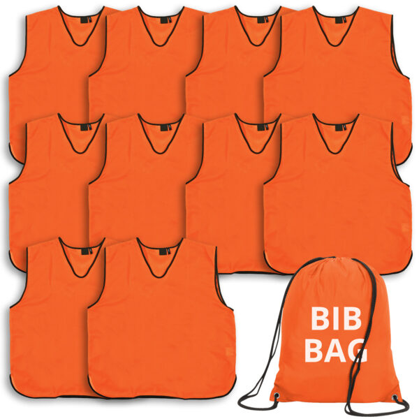 Orange Bib - 10 Pack Plus Free Bag