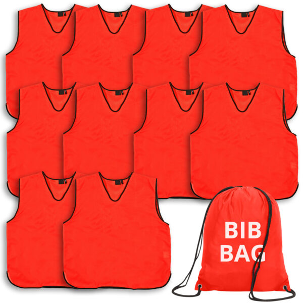 Red Bib - 10 Pack Plus Free Bag