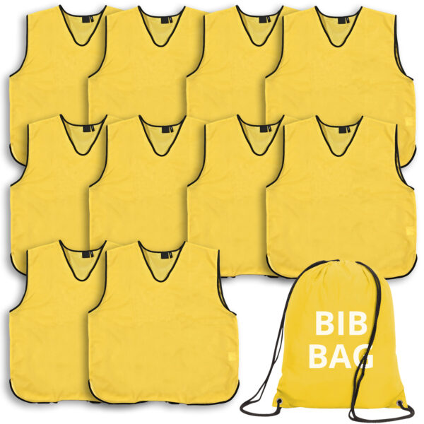 Yellow Bib - 10 Pack Plus Free Bag