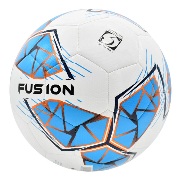 Fusion FIFA Football 12 Ball Deal - White/Cyan - Image 4
