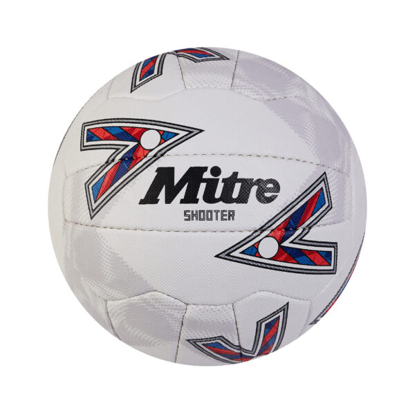 Shooter 10 Netball Deal - White/Red - Image 2