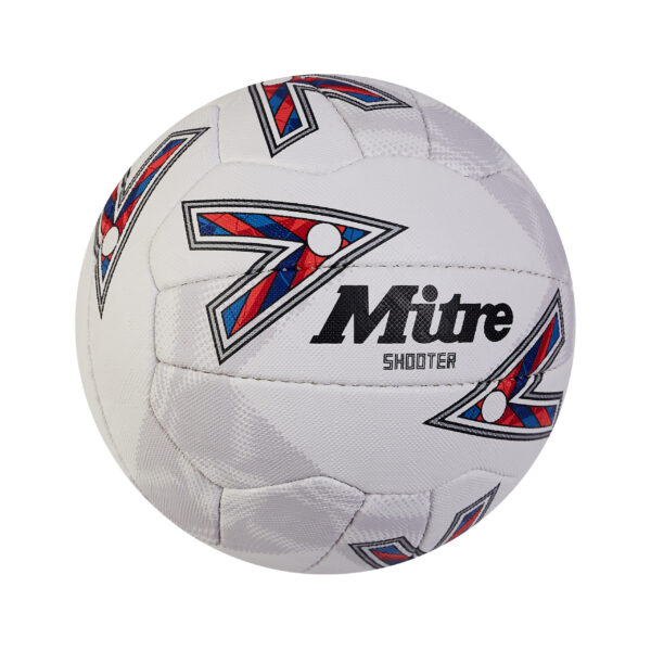 Shooter 10 Netball Deal - White/Red - Image 4