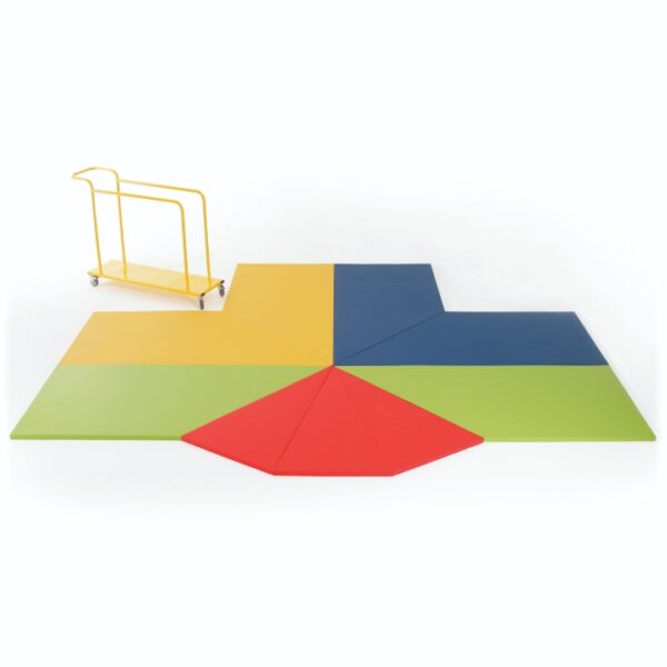 Gym Centre Mats & Trolley