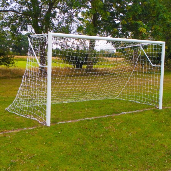 Mini Soccer Club Socketed Goal (12ft x 6ft) - PAIR - Image 2
