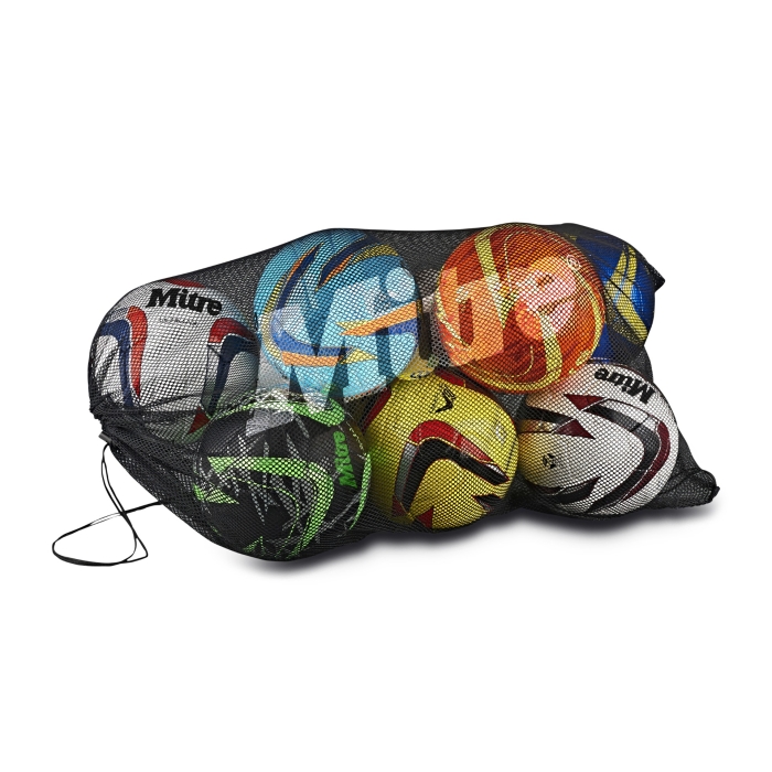 thumbnail image 2 of Precision Football Mesh Sack - Holds 10 Balls - Black Nylon - TR154 2 of 6