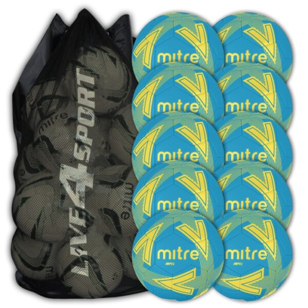 Impel Blue/Yellow 10 Ball Deal Plus FREE Bag