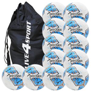 Fusion FIFA Football 12 Ball Deal - White/Cyan