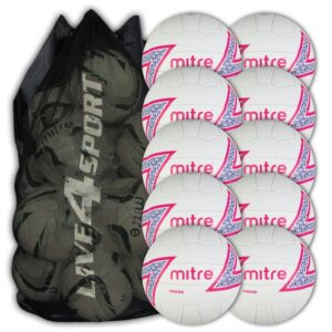 Shooter 10 Netball Deal - White/Pink