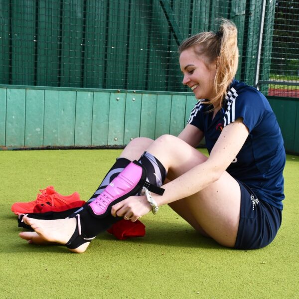 Hockey Shin Guards - Pink - Image 2