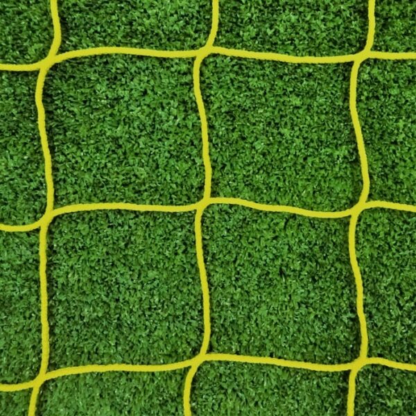9v9 - 16ft x 7ft - Yellow 4mm Heavy Duty Goal Net